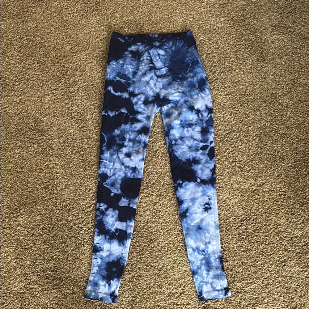 Spiritual Gangster Blue Leggings size XS/S